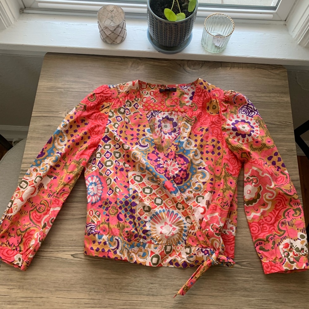 SOLD*** J. Crew Multicolor Top